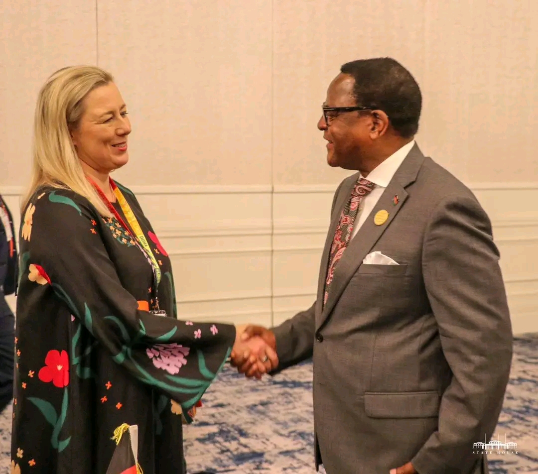 Chakwera with EU Commissioner